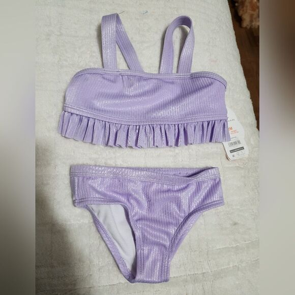 NWT Wonder Nation Baby and Toddler Girl Bikini SwimSet. Size 12M - Picture 4 of 5